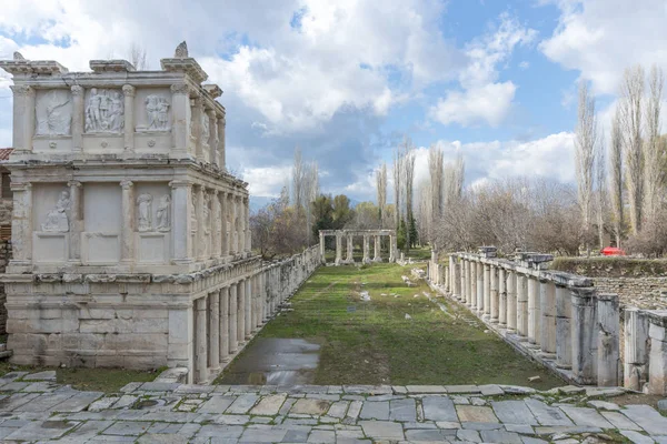 Ruiny Aphrodisias Turcji Muszą Być Jednym Najlepszych Miejsc Kraju Starożytnym — Zdjęcie stockowe