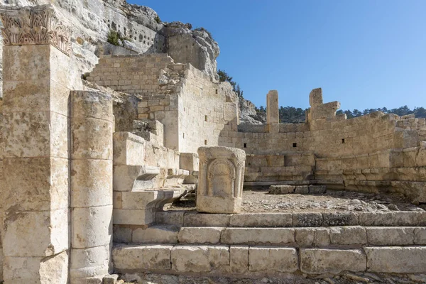 Monasterio Alahan Complejo Edificios Del Siglo Situado Las Montañas Isauria — Foto de Stock