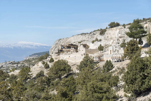 Monastero Alahan Complesso Edifici Del Secolo Situato Nelle Montagne Dell — Foto Stock