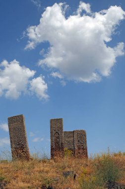 09 Temmuz 2012 Bitlis Türkiye.Ahlat Mezar Taşları, dimenison ve tasarımıile ünlüdür. Mezarlık Selçuklu dönemine ait kalıntılar unesco dünya mirası listesine alındı. 