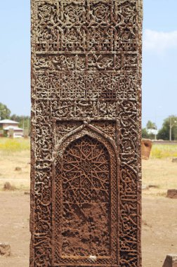 09 Temmuz 2012 Bitlis Türkiye.Ahlat Mezar Taşları, dimenison ve tasarımıile ünlüdür. Mezarlık Selçuklu dönemine ait kalıntılar unesco dünya mirası listesine alındı. 