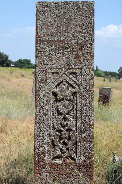 Julho 2012 Bitlis Turquey Lápides Ahlat São Famosas Por Sua — Fotografia de Stock