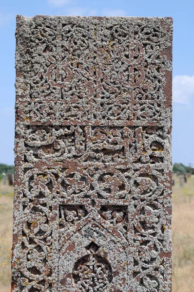 Červenec 2012 Bitlis Turecko Náhrobní Kameny Ahlat Jsou Proslulé Svými — Stock fotografie