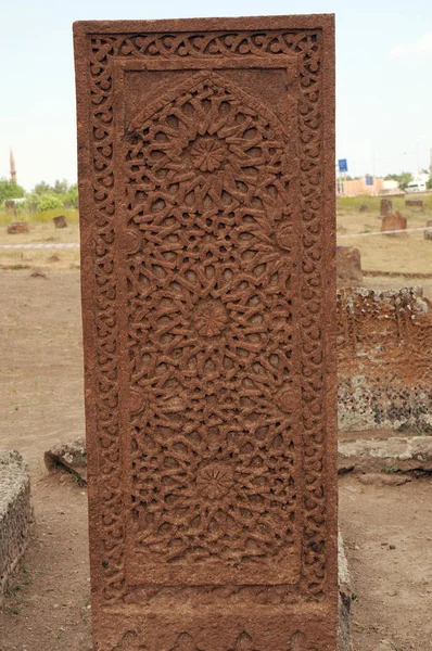 Julho 2012 Bitlis Turquey Lápides Ahlat São Famosas Por Sua — Fotografia de Stock