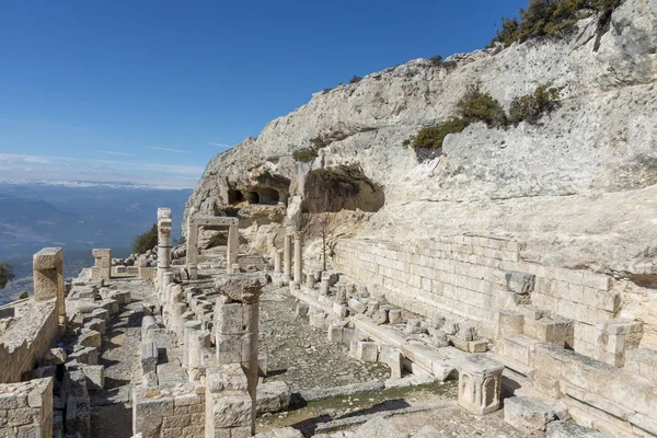 Monasterio Alahan Complejo Edificios Del Siglo Situado Las Montañas Isauria — Foto de Stock