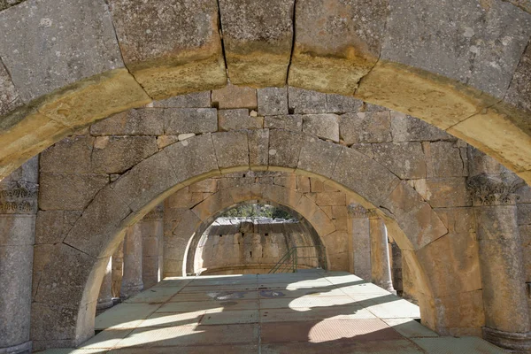 Alahan Monastery Complex Fifth Century Buildings Located Mountains Isauria Southern — Stock Photo, Image