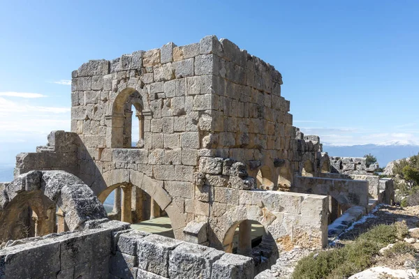 Monasterio Alahan Complejo Edificios Del Siglo Situado Las Montañas Isauria — Foto de Stock