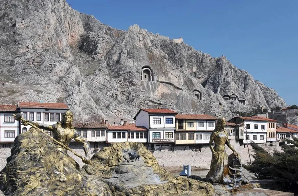 Março 2012 Amasya Turkey Amasya Uma Cidade Norte Turquia Localizada — Fotografia de Stock