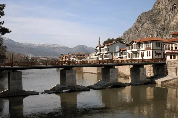 2012년 11일 Amasya Turkey Amasya는 북부의 도시이며 위치하고 있습니다 — 스톡 사진