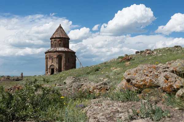 Ani Ermenistan Ile Kapalı Sınırın Yanında Türkiye Nin Kars Ilinde — Stok fotoğraf