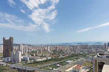 16 Mayıs 2014 İstanbul.Ataşehir ilçesinin havadan görünümü.