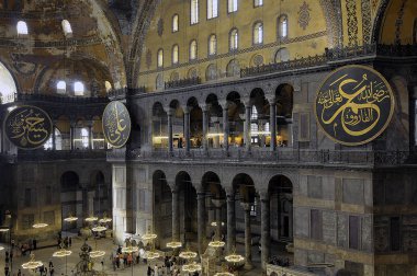 10 Mart 2010 İstanbul Ayasofya'nın İç.