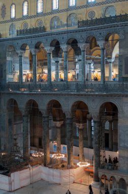 10 Mart 2010 İstanbul Ayasofya'nın İç.