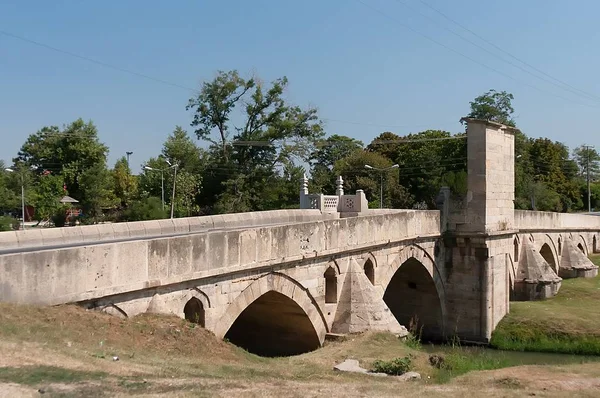 Septembre 2010 Babaeski Turquie Pont Mimar Sinan District Babaeski Dans — Photo