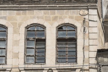 01.01.2015 Bayburt Türkiye.Ermeni katliamı bu Unutulmaz Sokakta Türk halkına karşı yaşandı. Birçoğu 1915 yılında bu binalarda katledildi..