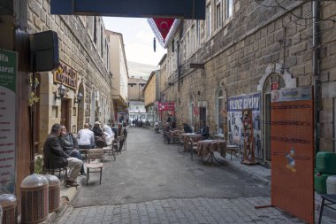 01.01.2015 Bayburt Türkiye.Ermeni katliamı bu Unutulmaz Sokakta Türk halkına karşı yaşandı. Birçoğu 1915 yılında bu binalarda katledildi..