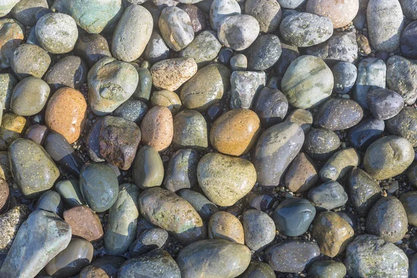 Kies Strand Für Hintergrund — Stockfoto