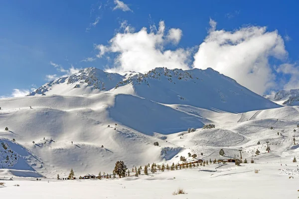 Berg Davraz Een Berg Wintersportplaats Het Taurus Gebergte Turkse Provincie — Stockfoto