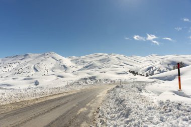 Denizli ili Nikfer ilçesindeki Denizli kayak merkezi.