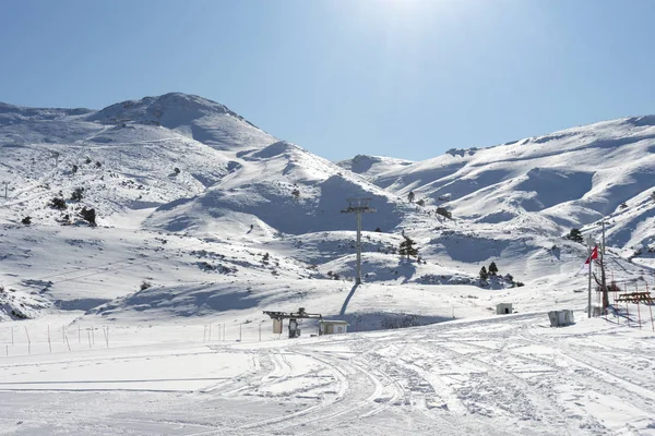 December 2018 Denizli Turkey Denizli Ski Center Tavas District Nikfer — Stock Photo, Image