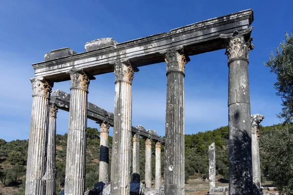 Las Ruinas Euromos Situadas Justo Lado Carretera Soke Milas Son —  Fotos de Stock