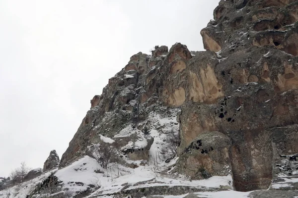 Anatoliens Geheimnisvolle Antike Phryger Bewohnten Einst Dieses Felsen Gehauene Tal — Stockfoto