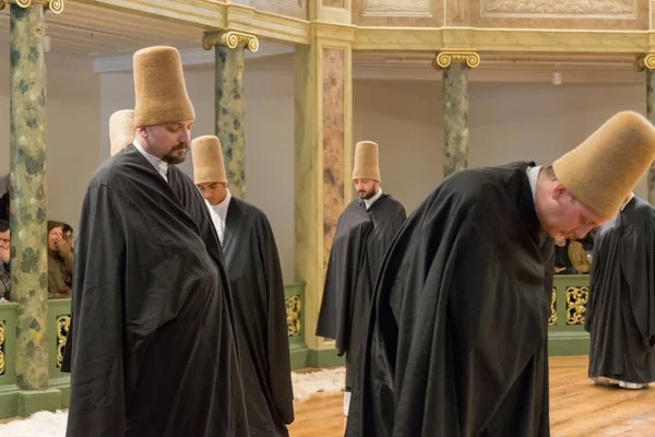 Dubna 2013 Istanbul Sufi Turecko Semazen Forma Nebo Fyzicky Aktivní — Stock fotografie