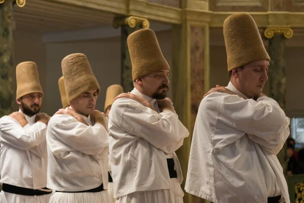 April 2013 Istanbul Sufi Wervelende Turks Semazen Een Vorm Van — Stockfoto