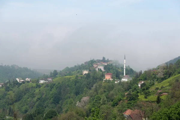 Çamburnu Türkiye Nin Kuzeydoğusunda Küçük Bir Kasabadır Lçe Dağları Güzel — Stok fotoğraf