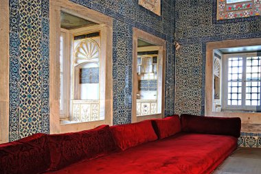 MARCH 02,2010 ISTANBUL.The Topkapi Palace Harem was the living space of the Sultan, the Queen Mother, the sultan's women, children, brothers and sisters and servants 