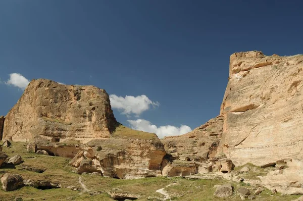 Hasankeyf Uma Cidade Distrito Localizado Longo Rio Tigre Província Batman — Fotografia de Stock