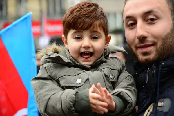 Februari 2014 Istanboel Turkije Demonstranten Zijn Het Taksimplein Dat Het — Stockfoto