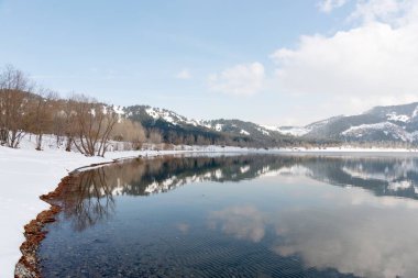 Gölcük Milli Park.In kış. Isparta,Türkiye