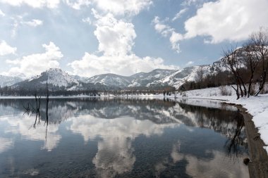 Gölcük Milli Park.In kış. Isparta,Türkiye