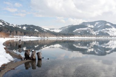 Gölcük Milli Park.In kış. Isparta,Türkiye