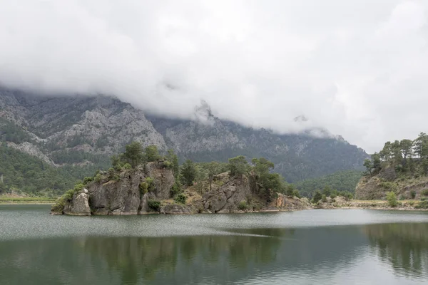 Karacakaya Diga Lago Nella Città Antalya Turchia — Foto Stock