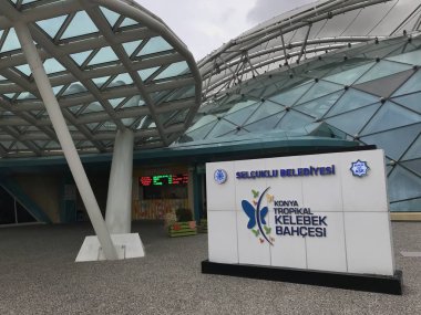 13 Şubat 2019 Konya Türkiye.Konya Tropik Kelebek Bahçesi Avrupa'nın en büyük kelebek uçuş alanına ve Türkiye'de ilke sahip bahçedir.. 