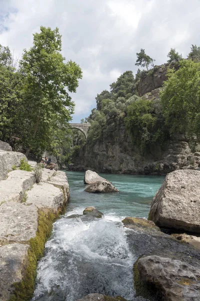 Köprülü Kanyon Türkçe Koprulu Kanyon Antalya Ilinde Bir Kanyon Milli — Stok fotoğraf