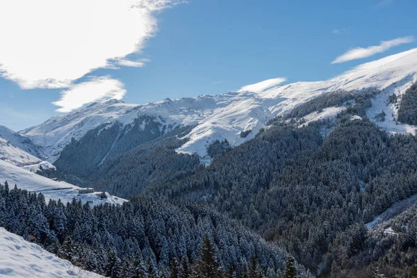 Winter Het Plateau Van Macka District Provincie Trabzon Turkije — Stockfoto