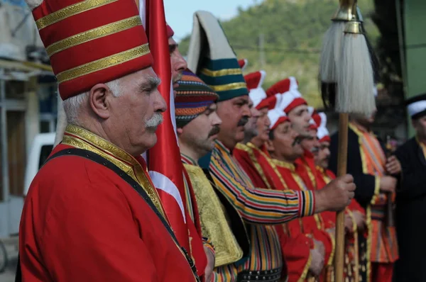 Mei 2009 Bursa Turkije Ottomaanse Militaire Band Mehter Speelt Nog — Stockfoto