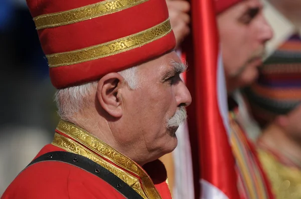 Mai 2009 Bursa Turkey Osmanischen Militärband Mehter Spielt Immer Noch — Stockfoto