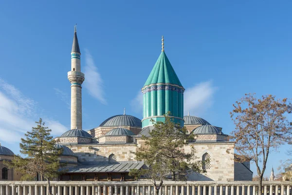 Února 2019 Konya Turecko Mešita Mevlana Celaleddin Rumi Byla Anatolianský — Stock fotografie