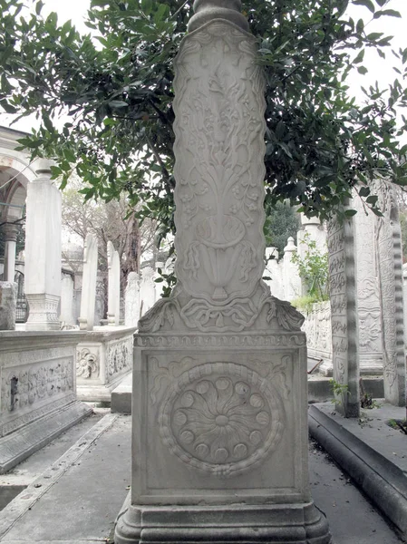 December 2009 Istanbul Ottoman Tombstones Really Ottoman Istanbul Center Culture — Stock Photo, Image
