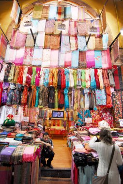 09 Nisan 2008 İstanbul. Türkiye'nin İstanbul'daki Mısır Çarşısı, kentin en büyük çarşılarından biridir. Fatih ilçesinin Eminönü Mahallesi'nde yer alan.