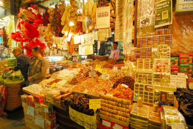 09 Nisan 2008 İstanbul. Türkiye'nin İstanbul'daki Mısır Çarşısı, kentin en büyük çarşılarından biridir. Fatih ilçesinin Eminönü Mahallesi'nde yer alan.