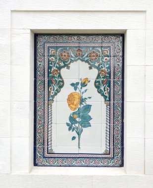 Antik Osmanlı desenli kiremit compositio