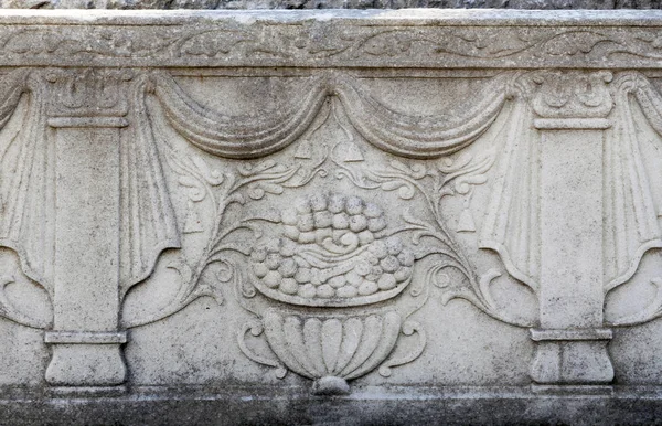 Pedras Tumulares Permaneceram Era Otomana Cada Feito Por Mármore Flor — Fotografia de Stock