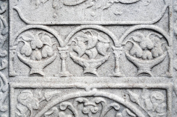 Tomb stones were remain from Ottoman era.Each made by marble.Engraved flower and fruits motifs can seen on the most of them.