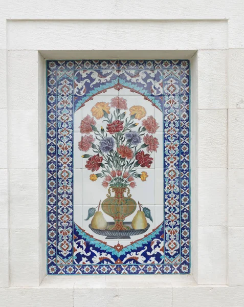 Antica Composizione Piastrelle Ottomane — Foto Stock