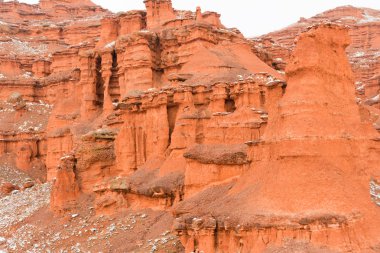 Erzurum'un Narman ilçesindeki Narman Peri Bacaları